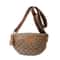Chic Waist Crossbody Bag With Dual Chain Stylish Chest Bag With Wide Strap 6