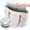 Large Capacity Tote Bag For Women Durable Fabric Zipper Closure Wrist Strap Gym Beach Travel Bag 1