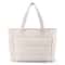 Large Capacity Tote Bag For Women Durable Fabric Zipper Closure Wrist Strap Gym Beach Travel Bag 6