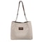 Chic Corduroy Tote Bag For Women Spacious Shoulder Handbag With Trendy Chain Leather Accents 9
