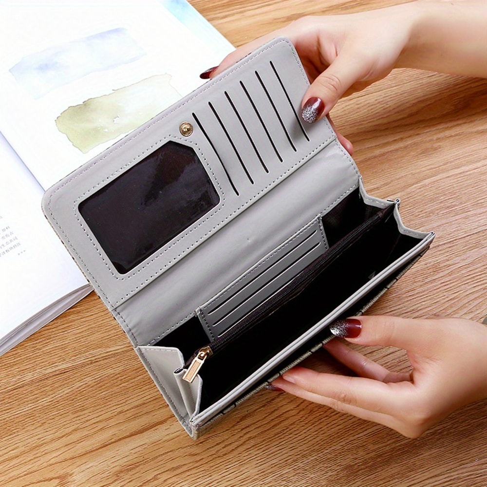 Large Capacity Travel Wallet Unisex Mobile Phone Card Holder Multi Function Storage For Cash Cards 3
