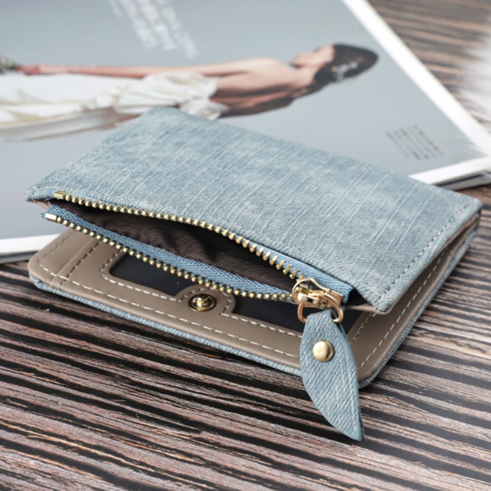 Cartoon Cat Pattern PU Leather Wallet Large Capacity Storage Card Holder 4