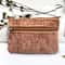 Corduroy Wristlet Pouch Large Capacity Mini Organizer For Cables Earphones Coins More 3