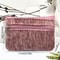 Corduroy Wristlet Pouch Large Capacity Mini Organizer For Cables Earphones Coins More 6