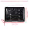 Simple Style Bow Wallet Ultra Thin Zipper PU Leather Card Holder Multi Function Clutch Travel Coin 3