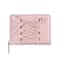 Simple Style Bow Wallet Ultra Thin Zipper PU Leather Card Holder Multi Function Clutch Travel Coin 5