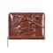 Simple Style Bow Wallet Ultra Thin Zipper PU Leather Card Holder Multi Function Clutch Travel Coin 8