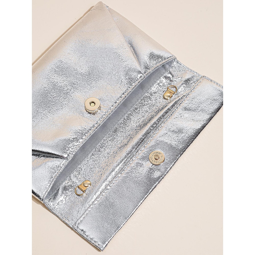 Womens Sparkle Evening Bag Elegant Envelope Clutch Handbag For Bridal Wedding 3