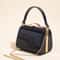 Elegant Pearlescent Leather Handheld Dinner Bag With Hard Shell Clip 5