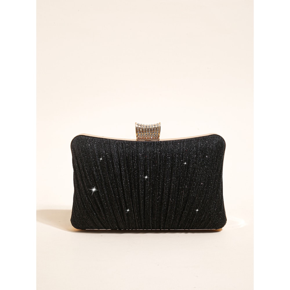 Elegant Sparkling Clutch Purse For Brides And Bridesmaids Detachable Chain Evening Handbag For Spec