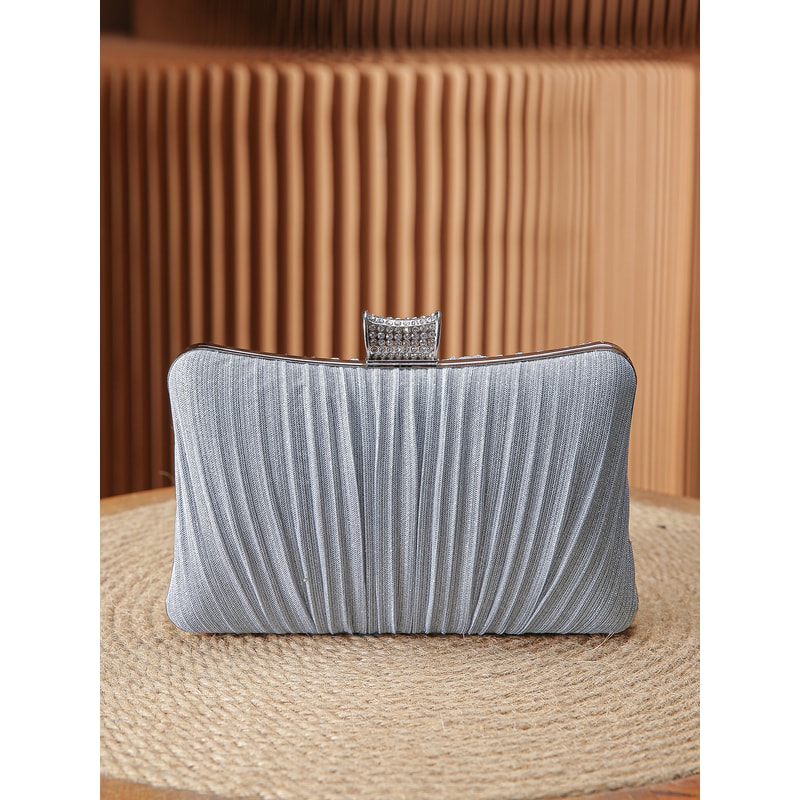 Elegant Sparkling Clutch Purse For Brides And Bridesmaids Detachable Chain Evening Handbag For Spec