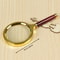 Magnifying Glass, 50x High-Definition Metal Lens for Reading & Science Use