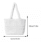 Cozy Lambswool Tote Bag Stylish Lightweight And Fuzzy Shoulder Satchel For Women 2