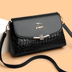 womens retro square flip cover crossbody bag stylish & spacious with shoulder strap