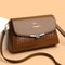 Womens Retro Square Flip Cover Crossbody Bag Stylish & Spacious with Shoulder Strap