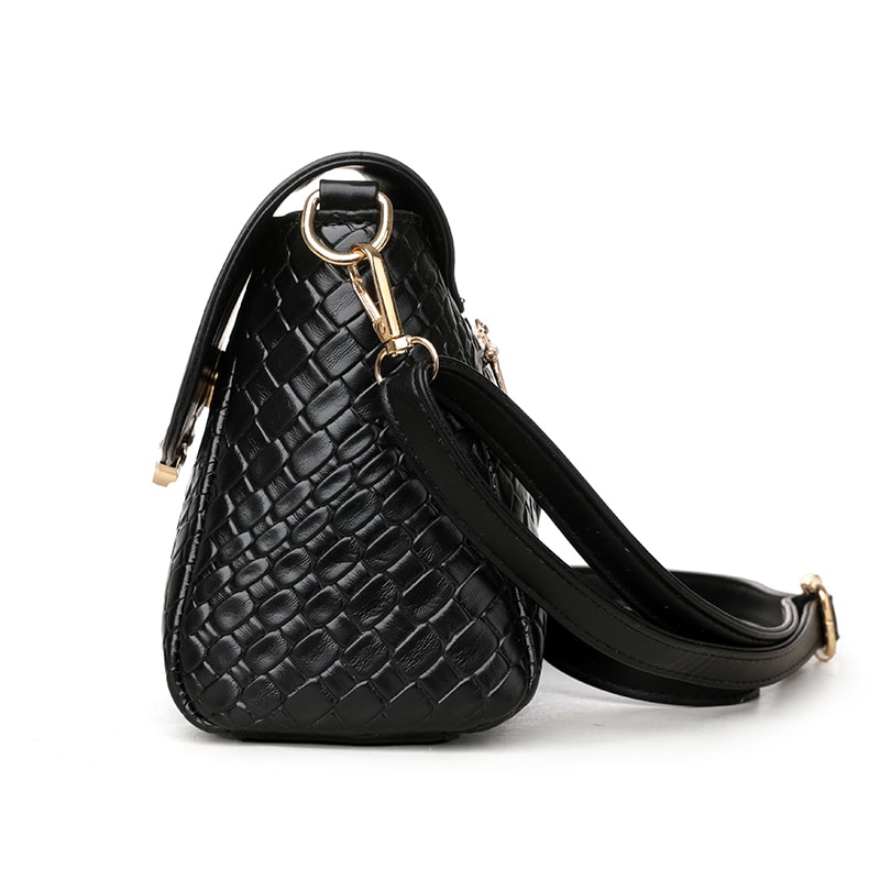 Womens Retro Square Flip Cover Crossbody Bag Stylish & Spacious with Shoulder Strap