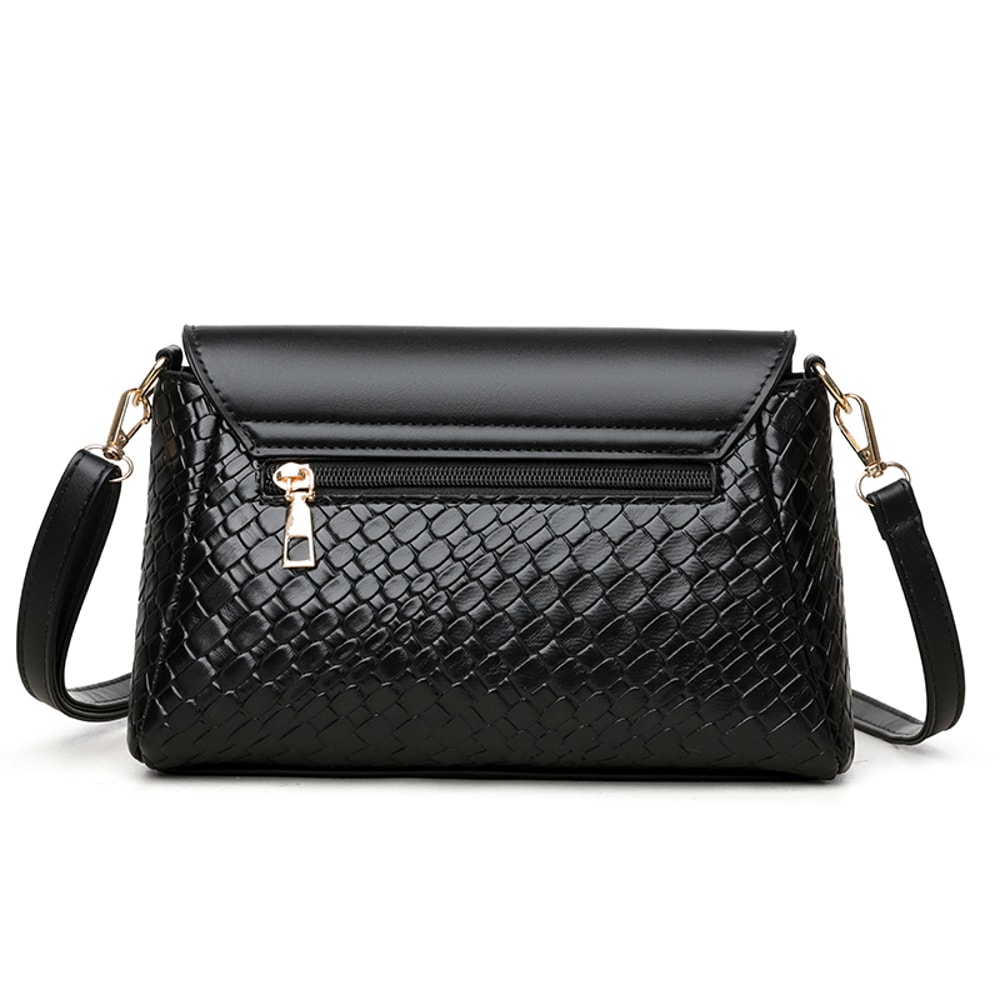 Womens Retro Square Flip Cover Crossbody Bag Stylish & Spacious with Shoulder Strap