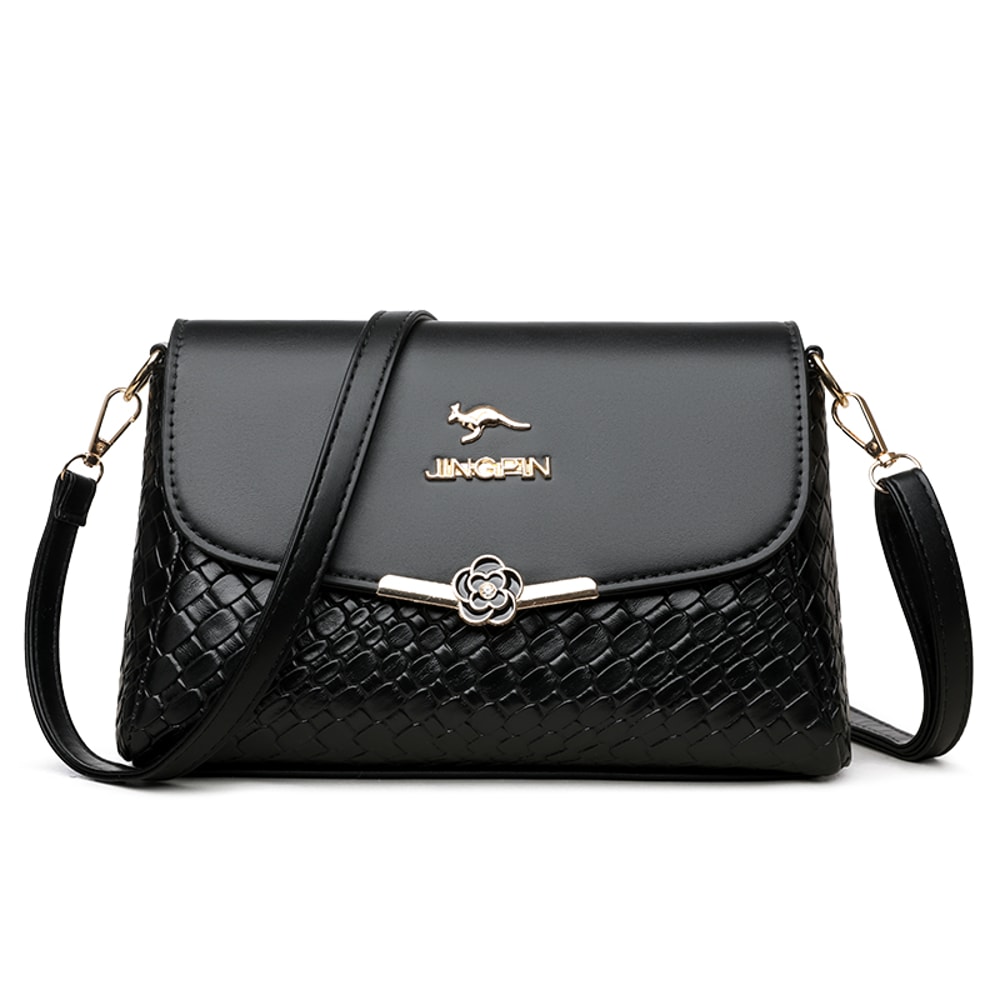 Womens Retro Square Flip Cover Crossbody Bag Stylish & Spacious with Shoulder Strap