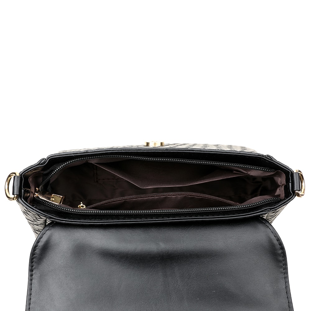 Womens Retro Square Flip Cover Crossbody Bag Stylish & Spacious with Shoulder Strap