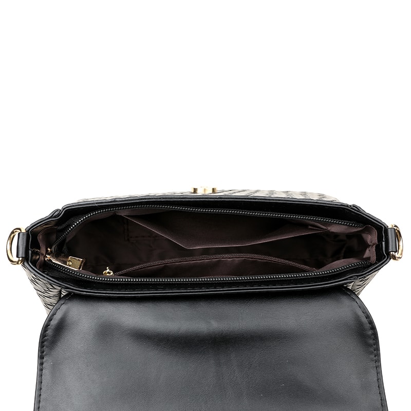 Womens Retro Square Flip Cover Crossbody Bag Stylish & Spacious with Shoulder Strap