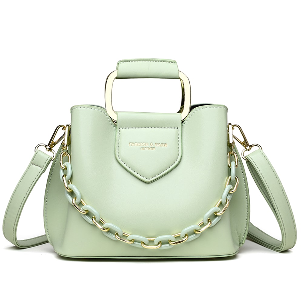 Elegant Womens PU Shoulder Bag High Quality Fashion Handbag For Daily Use 3