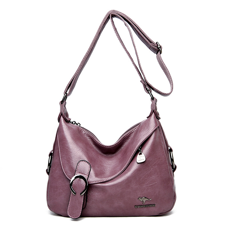 Luxury Soft Leather Shoulder Crossbody Bag For Women 1