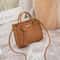Womens Solid Color Lychee Grain Tote Shoulder Bag Elegant Single Shoulder Crossbody Handbag For Dai 4