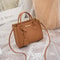 Womens Solid Color Lychee Grain Tote Shoulder Bag Elegant Single Shoulder Crossbody Handbag For Dai 4