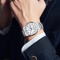 vintage ultra thin mens waterproof quartz watch with night light a perfect gift for any occasion