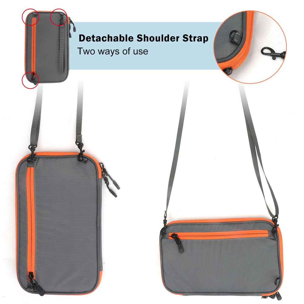 Travel Wallet Family Passport Holder Organizer For Tickets Cards Cash Holiday Essentials Case Cove 3