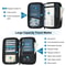 Multi Pocket Travel Wallet With Shoulder Strap Family Passport Holder 4