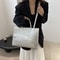 Simple Vintage Large Capacity Tote Bag Stylish Casual Fashion Handbag Shoulder Crossbody Bags For E 0