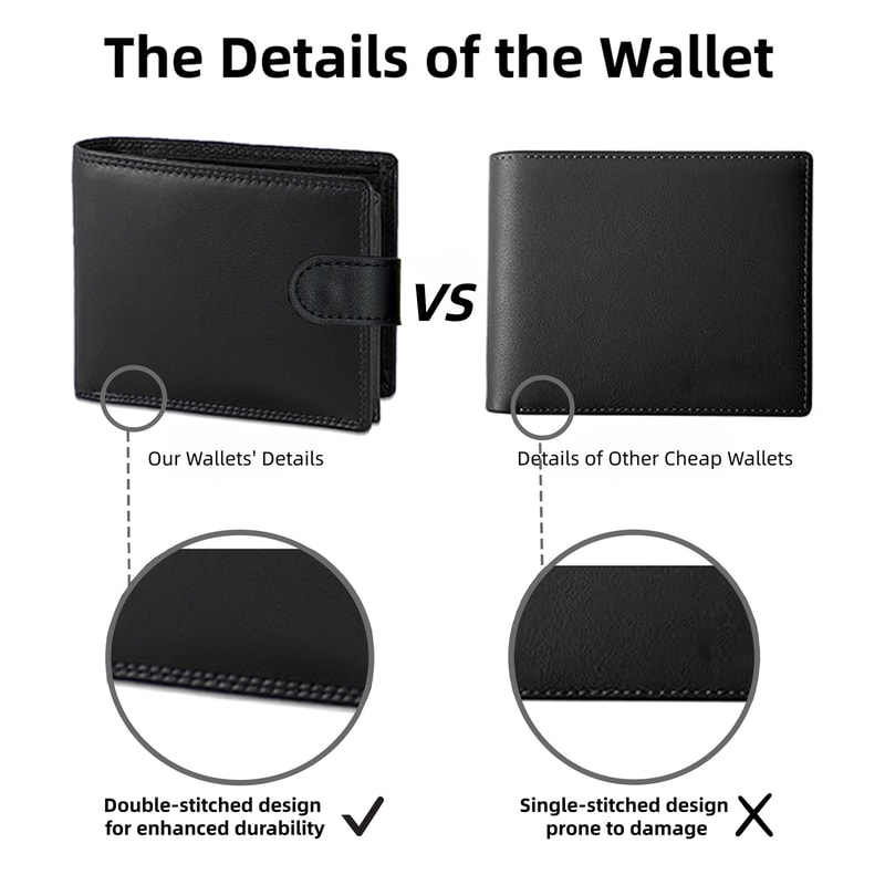 Elegant PU Leather Large Capacity Slim Wallet With Multi Card Slots Ideal Gift For Men 2