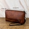 Fashion Retro Mens Clutch Bag Wallet Large Capacity Double Compartment Zipper Wallet For Business 3