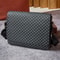 Mens Slim Anti Theft PU Sling Bag Crocodile Embossed Crossbody With Phone Pocket Tablet Passport H 5