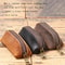 Genuine Leather Coin Purse Vintage Zipper Wallet Retro Card Case Key Holder Organizer For Women 0