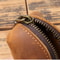 Genuine Leather Coin Purse Vintage Zipper Wallet Retro Card Case Key Holder Organizer For Women 3