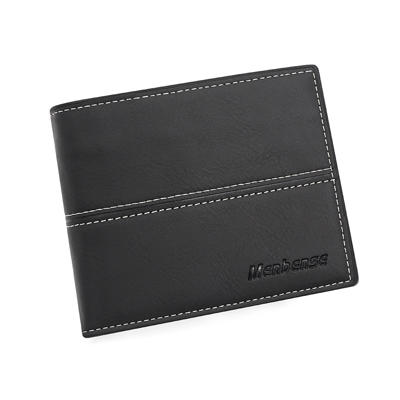 Mens Vintage PU Leather Wallet With Coin Pocket High Quality Card Holder Money Clip 6