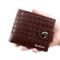 Slim PU Leather Mens Wallet With Magnetic Closure Large Capacity Minimalist Design 1