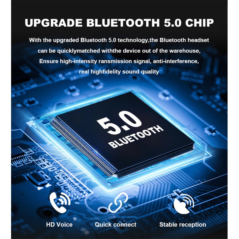 TWS Wireless Bluetooth Earphones Mini Earpone Headset With High Quality Sound 5