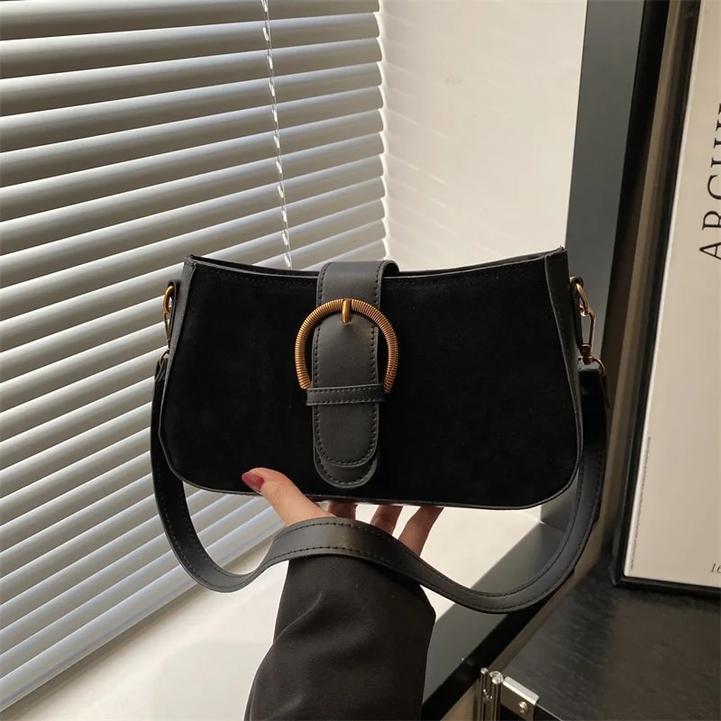 Fashionable Underarm Shoulder Bag Zipper Fastener Small Square Crossbody Bag For Women 2