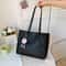 Versatile Solid Color PU Leather Handbag Stylish Korean Shoulder Tote For Women Perfect For Daily U 7