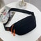 Mens Casual Chest Bag Trendy Small Sports Crossbody Bag Unisex Nylon Mobile Waist Bag Lightweight S 6