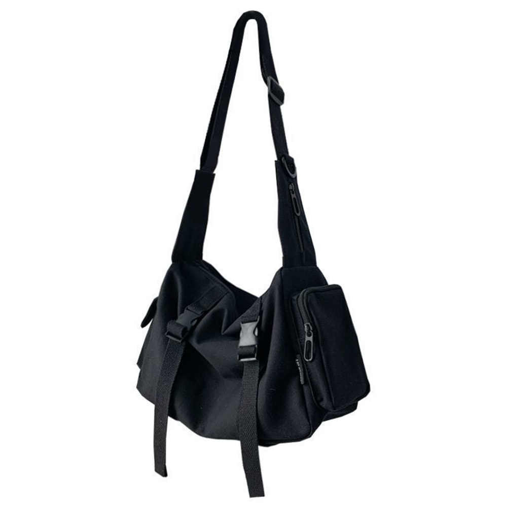 Stylish Womens Canvas Messenger Bag Large Capacity Crossbody Shoulder Bag For Students And Everyday 2