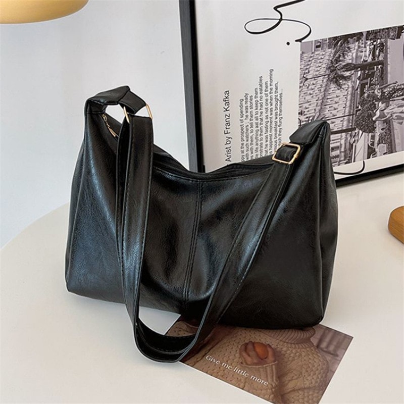 Womens Large Capacity Tote Crossbody Bag Versatile For Work Travel And Everyday Use Durable Easy C 7