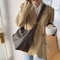 Chic Soft Leather Shoulder Crossbody Bag for Office & Casual Outfits