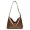 Chic Soft Leather Shoulder Crossbody Bag for Office & Casual Outfits