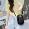 Stylish Black PU Leather Chic Mini Crossbody Phone Bag For Women Small Purse 3