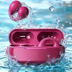 wireless bluetooth sports earbuds with charging case hifi sound