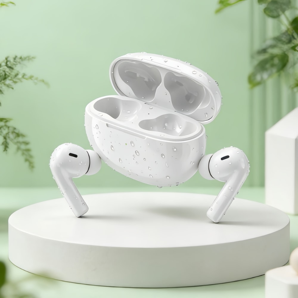 Bluetooth Earphones TWS Touch Control HiFi Wireless Headphones with Mic Noise Reduction Waterproof Game Motion